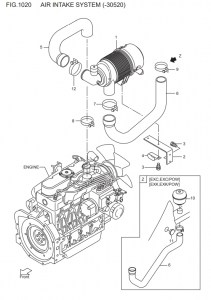 FIG.1020AIRINTAKESYSTEM