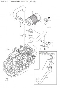 FIG.1021AIRINTAKESYSTEM