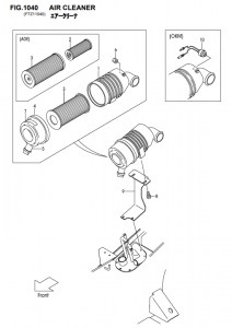 FIG.1040AIRCLEANER