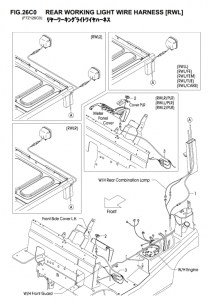 FIG.26C0REARWORKINGLIGHTWIREHARNESS