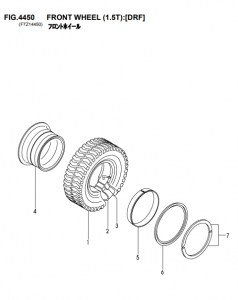 FIG.4450FRONTWHEEL