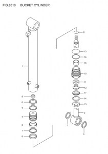 FIG.8510BUCKETCYLINDER