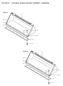 FIG.DE10DOUBLEEDGEBUCKET