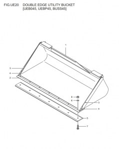 FIG.UE20DOUBLEEDGEUTILITYBUCKET