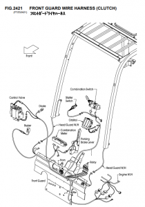 FIG2421FRONTGUARDWIREHARNESSCLUTCH