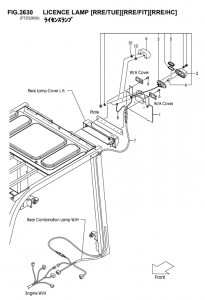 FIG2630LICENCELAMPRRETUERREFITRREHC