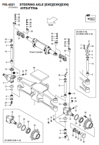 FIG4321STEERINGAXLEEXEEXKEXN