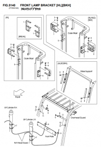 FIG5140FRONTLAMPBRACKETHLBKH