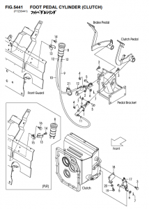 FIG5441FOOTPEDALCYLINDERCLUTCH