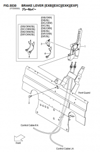 FIG5530BRAKELEVEREXBEXCEXKEXP