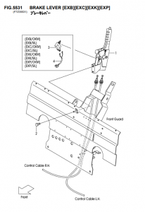 FIG5531BRAKELEVEREXBEXCEXKEXP